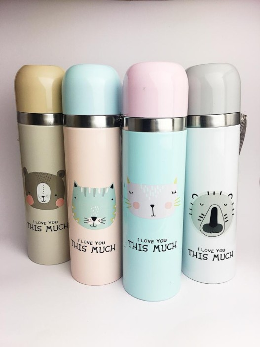 B-HS-6383-Z ТЕРМОС &quot;This Much&quot; blue 500ml 