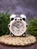 Часы-будильник &quot;Panda&quot;, white (14х11 см) 