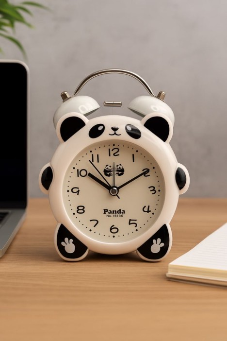 Часы-будильник &quot;Panda&quot;, white (14х11 см) 