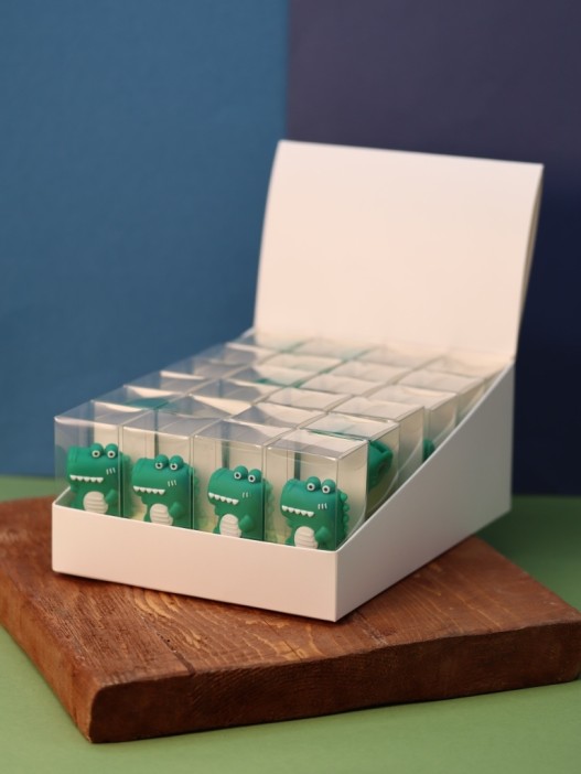 Точилка для карандашей &quot;Green crocodile&quot;, шоу-бокс 24 шт. 