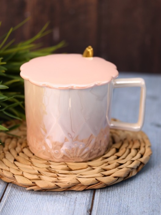 Кружка «Sparkle of pearls», pink (300 ml) 