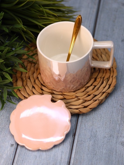 Кружка «Sparkle of pearls», pink (300 ml) 