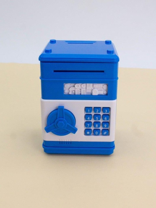 Копилка-сейф "Mailbox", blue (11x8 см) 