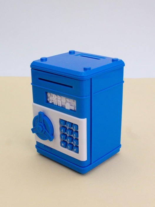 Копилка-сейф "Mailbox", blue (11x8 см) 