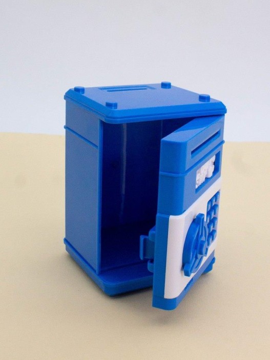 Копилка-сейф "Mailbox", blue (11x8 см) 