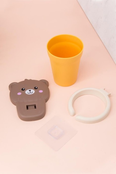 Настенный держатель для зубных щеток &quot;Bear&quot; 