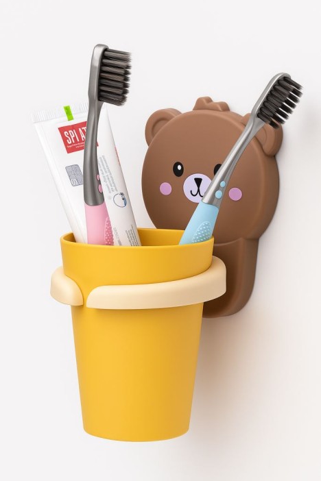 Настенный держатель для зубных щеток &quot;Bear&quot; 