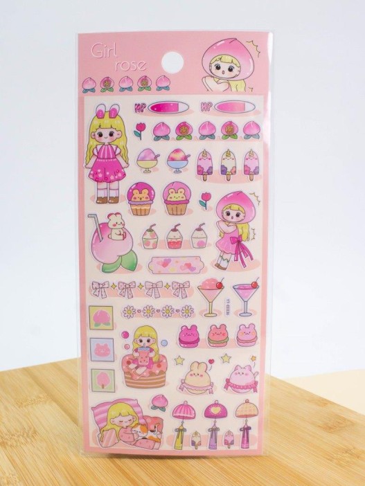 Наклейки "Peach Girl" 