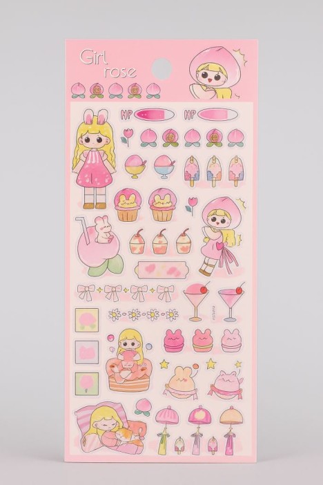 Наклейки &quot;Peach Girl&quot; 