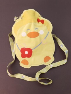 Грелка с ремешком &quot;Foodie duck&quot;, yellow, 350 мл (19*14 см)