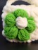 Сумочка для наушников "Flower power", white-green (11.5*9.5 см)