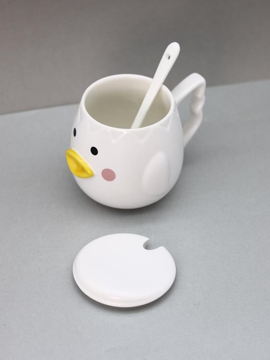 Кружка «Cutie duckling, serious», white (400 ml) 