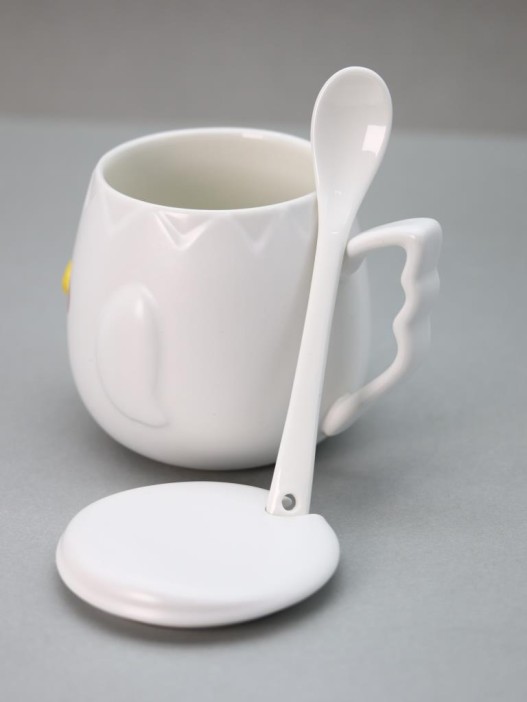 Кружка «Cutie duckling, serious», white (400 ml) 