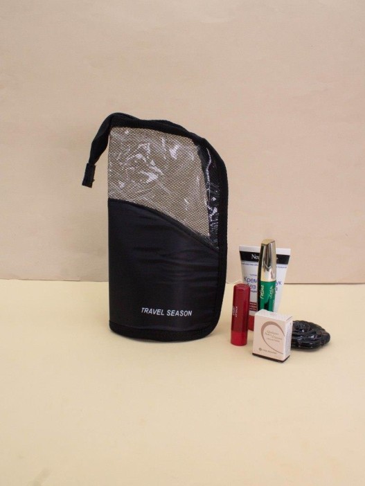Косметичка - пенал &quot;Season&quot; black, 24,5*13,5*13 см 