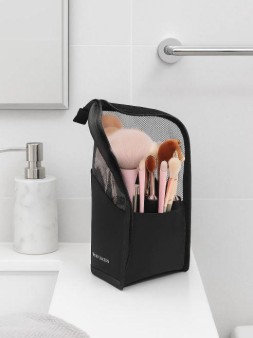 Косметичка - пенал "Season" black, 24,5*13,5*13 см