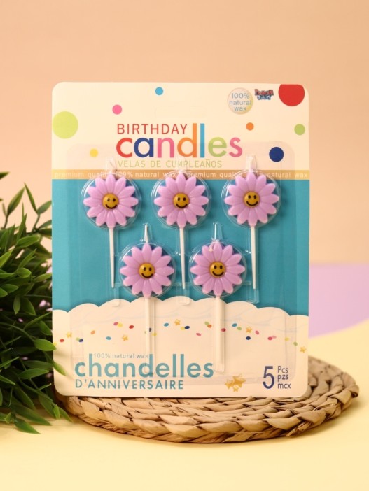 Набор свечей &quot;Цветок&quot;, 5 в 1 