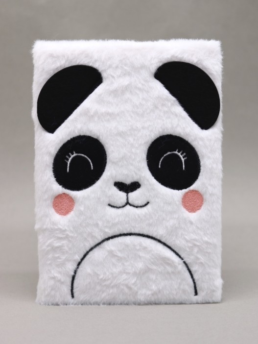 Блокнот плюшевый «Stuffed Panda» (21,5*14,5 см) 