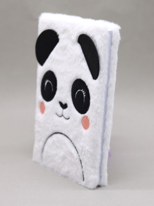 Блокнот плюшевый «Stuffed Panda» (21,5*14,5 см) 