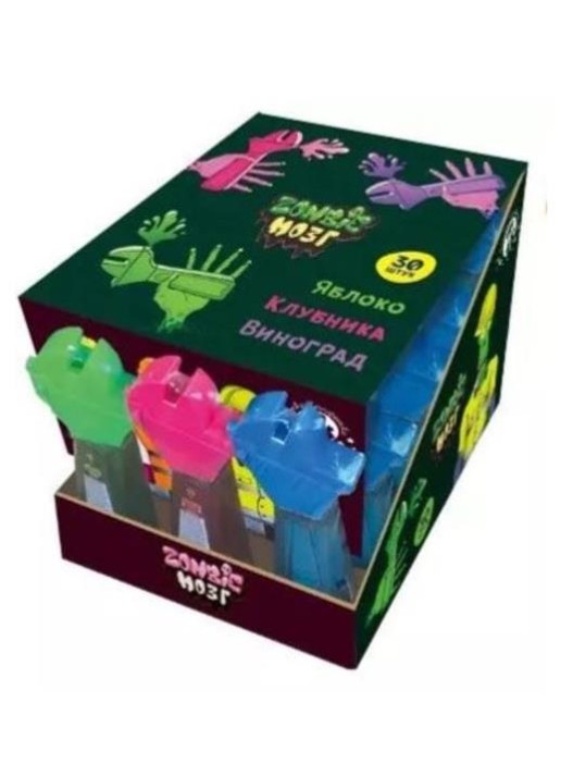 Жидкая конфета &quot;Инженеры&quot; &quot;Zombie Мозг&quot; (шоу-бокс 30шт*20мл) 