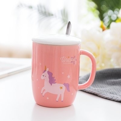 Кружка "Unicorn purple", pink 