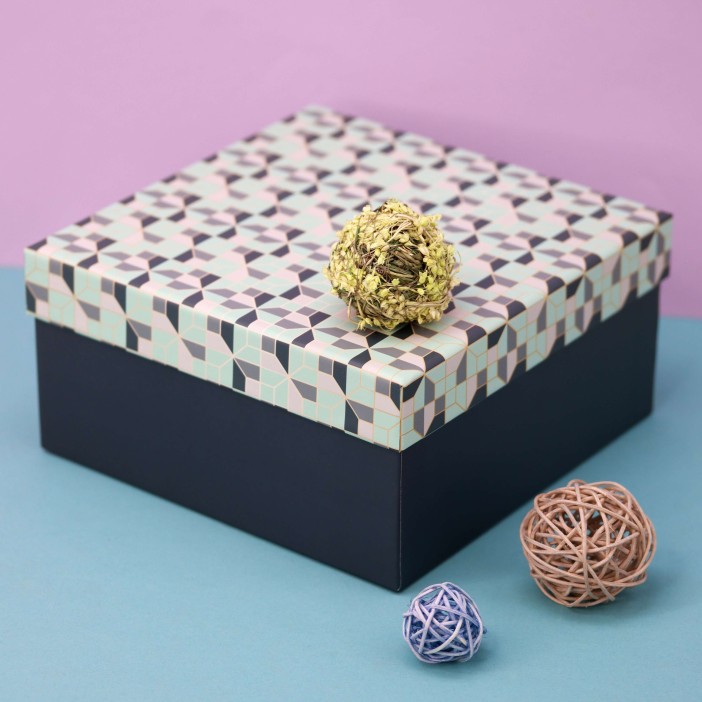 Подарочная коробка «Patterns 2», 19*19*9.5 