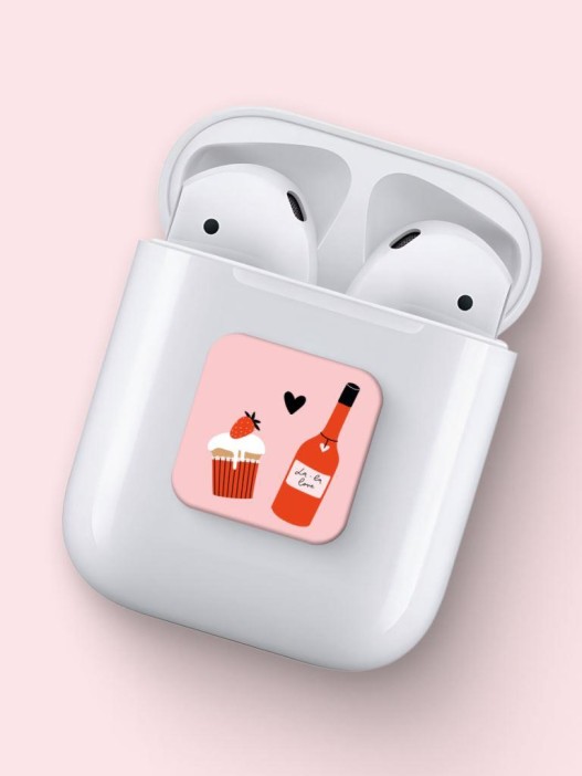 Набор 3D стикеров для телефона 3 шт. &quot;Всё будет вино!&quot; 