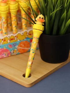 Ручка с поворотным механизмом &quot;Duckling&quot;, yellow