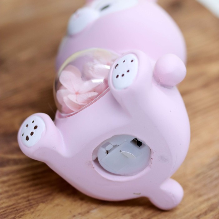 Ночник «Flower bunny», pink (20 см), пластик 