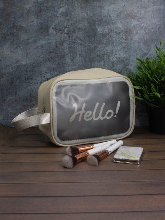 Косметичка &quot;Hello&quot;, gray (18х25х11 см) 