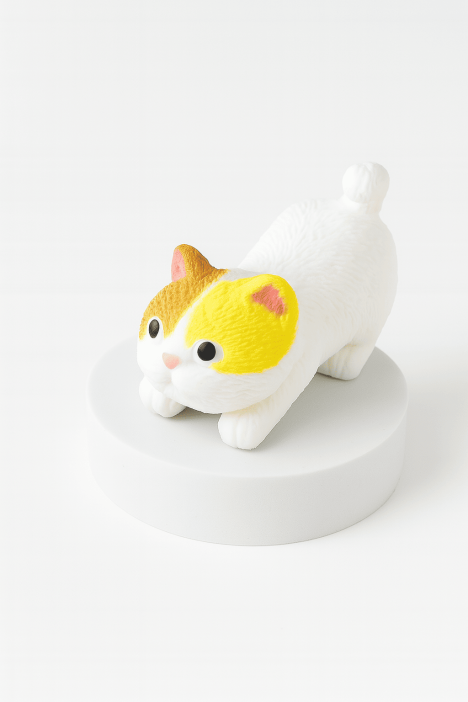 Мялка - антистресс «Soft cat», white 