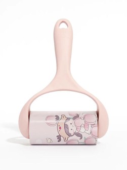 Ролик для чистки одежды "Girl and pink flower", 10 см*60 листов