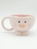 Кружка керамическая «Piglet on legs», pink 