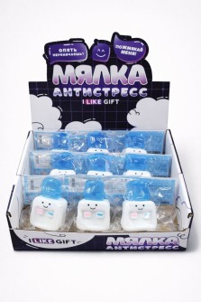 Мялка - антистресс «Вода», шоубокс iLikeGift 9 шт.