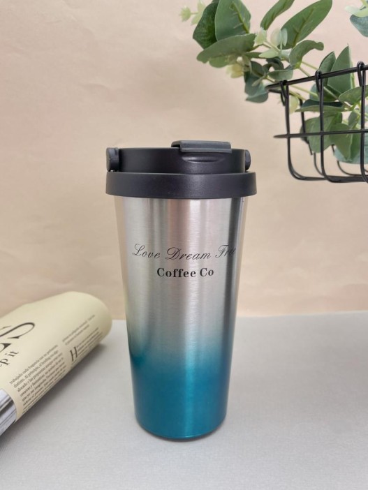 Термокружка &quot;Beautiful&quot;, blue (500 ml) 