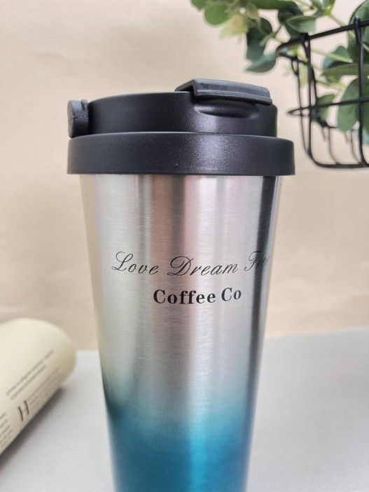 Термокружка &quot;Beautiful&quot;, blue (500 ml) 