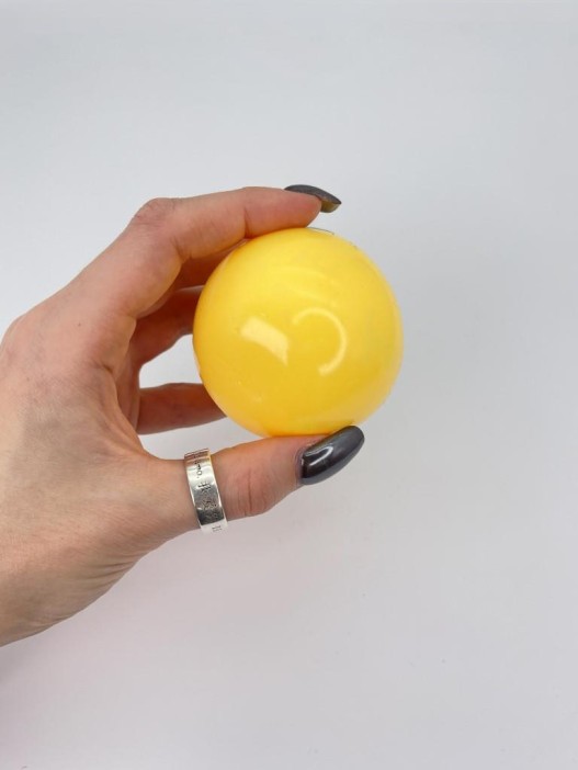 Мялка - антистресс «Funny face», yellow 