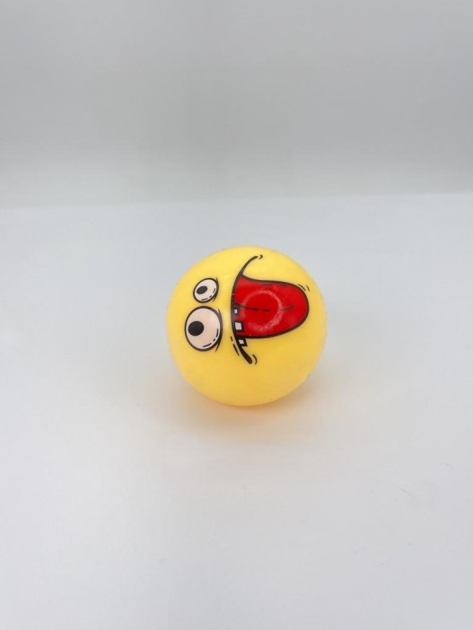 Мялка - антистресс «Funny face», yellow 