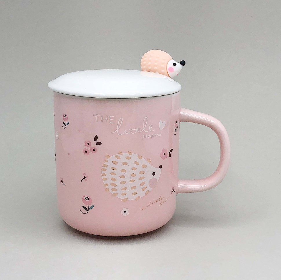 Кружка "Little hedgehog", pink (410ml)