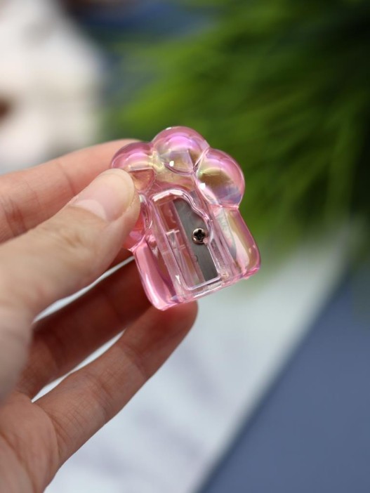 Точилка для карандашей ПО ПЛАНУ. &quot;The paw is nice&quot;, pink 