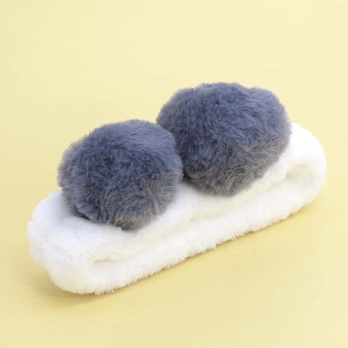 Повязка на голову GIRLY &quot;Panda gray&quot;, white 