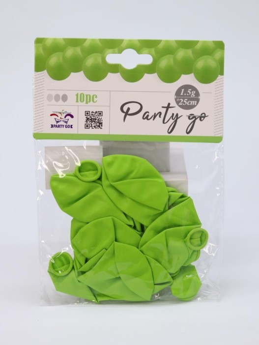 Набор воздушных шаров 10 шт. &quot;Timeless&quot;, fruit green (25 см) 