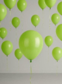 Набор воздушных шаров 10 шт. "Timeless", fruit green (25 см)