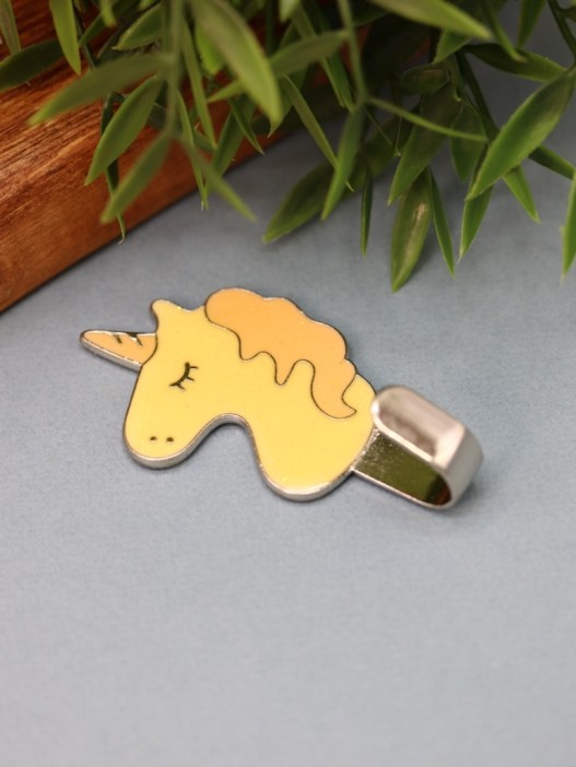 Крючок на липучке «Unicorn», white 