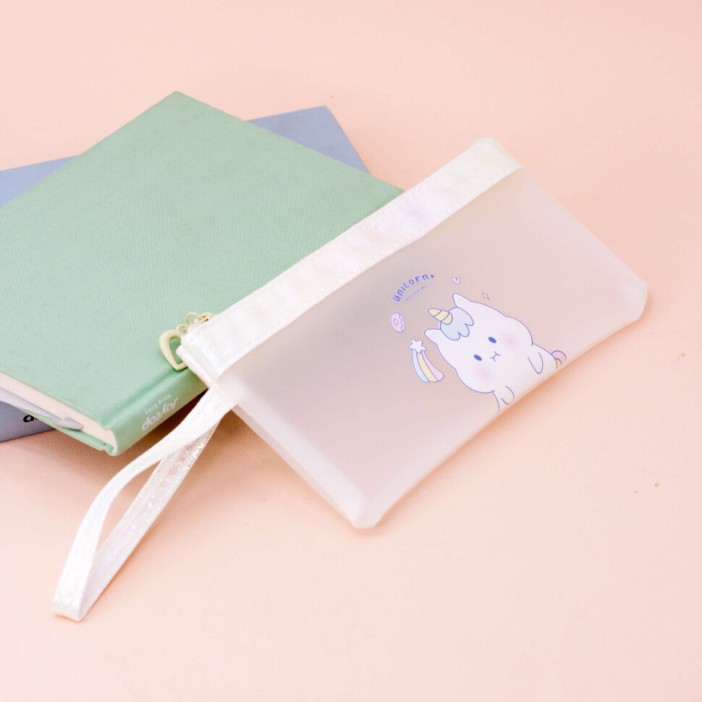 Пенал "Lucky unicorn", white 