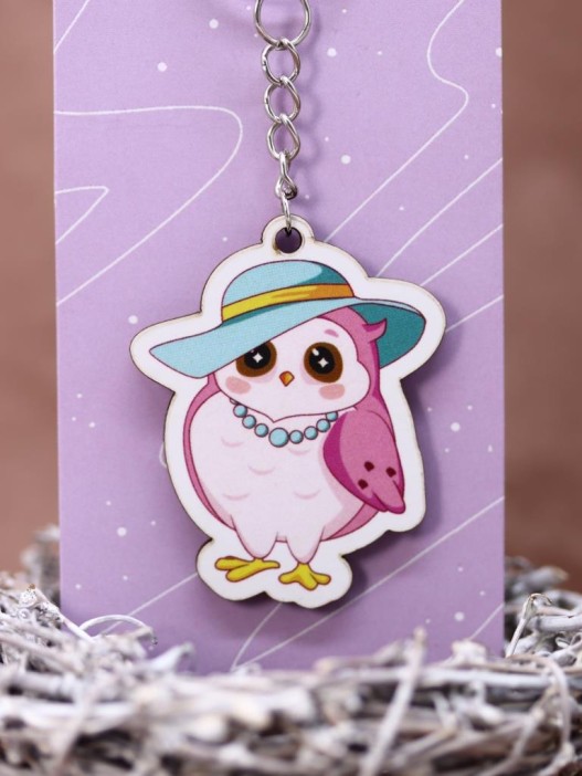 Брелок ECO из дерева &quot;SOVA fashion&quot; 