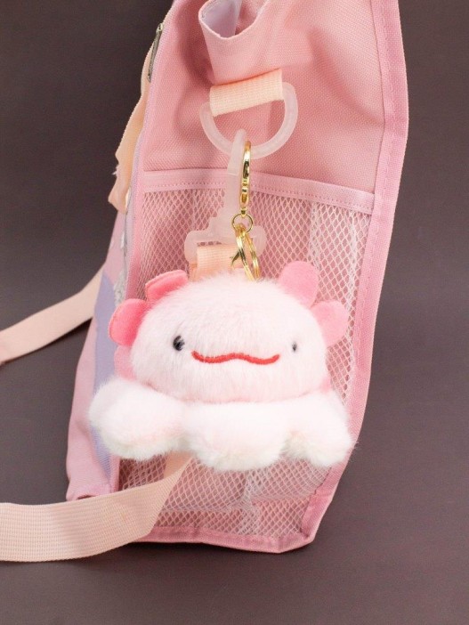 Плюшевый брелок &quot;Two faces&quot;, аxolotl-bear 