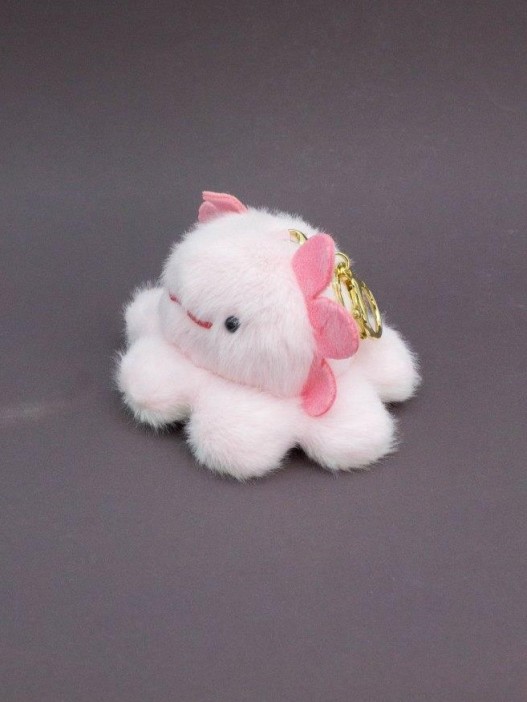 Плюшевый брелок &quot;Two faces&quot;, аxolotl-bear 