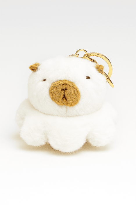 Плюшевый брелок &quot;Two faces&quot;, аxolotl-bear 