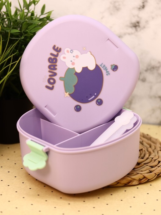 Ланчбокс &quot;Lovely&quot;, purple, 1200 мл 