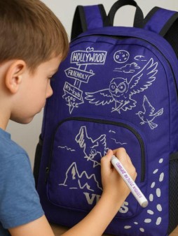 Набор создай свой рюкзак "Гарри Поттер, с брелоком" (рюкзак, маркер, брелок)